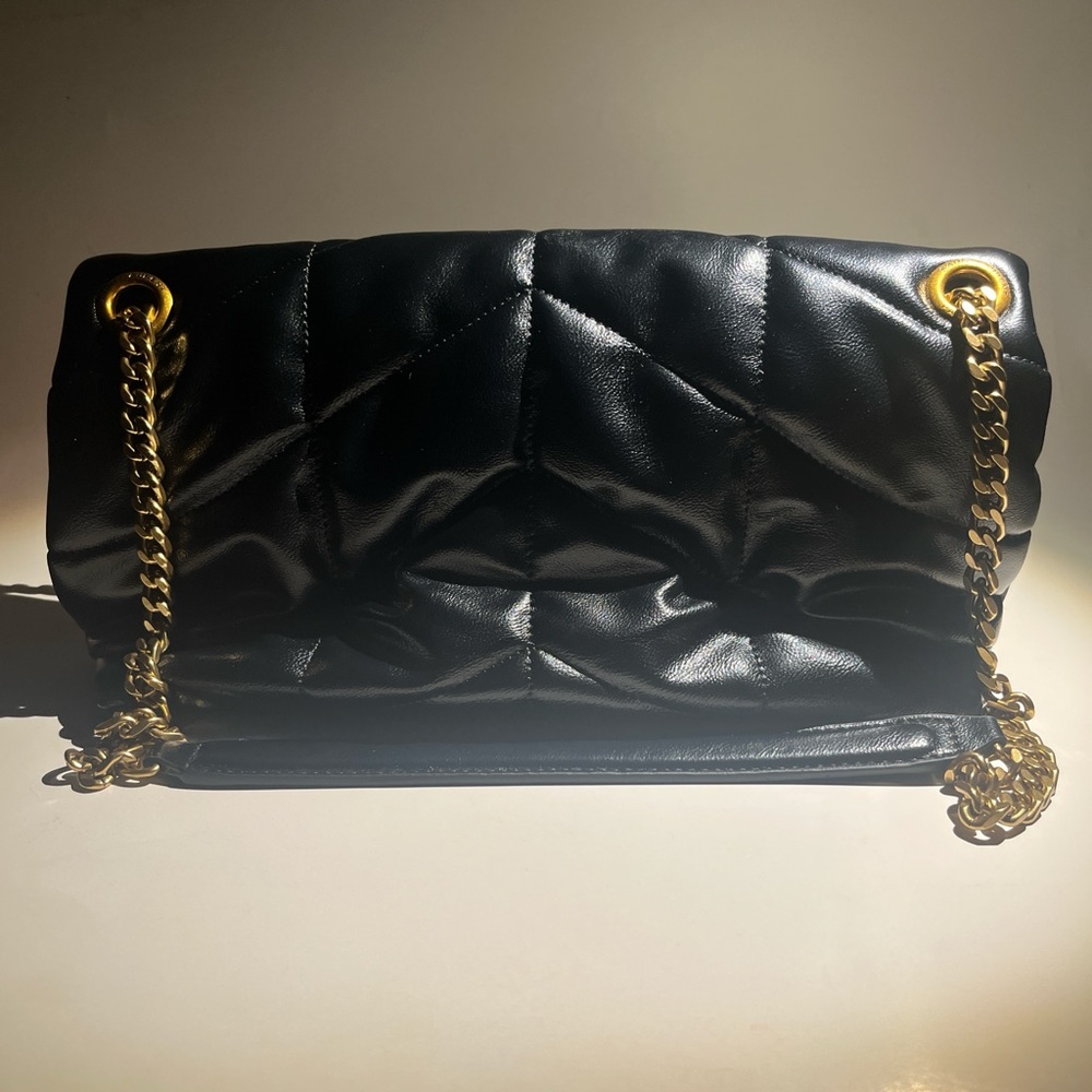 Yves Saint Laurent Black Puffer Chain Bag - Picture 2 of 3
